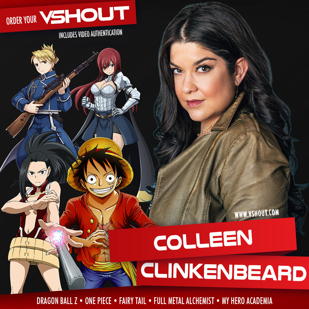 CLOSED Colleen Clinkenbeard Official vShout! Autograph Pre-Order