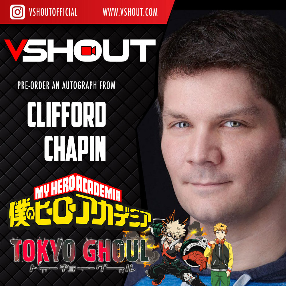 CLOSED Clifford Chapin Official vSHOUT! Autograph Pre-Order
