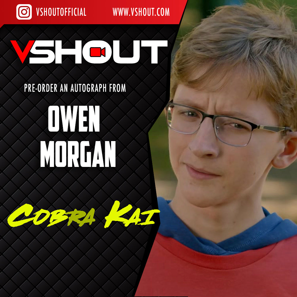 CLOSED Owen Morgan Official vShout! Autograph Pre-Order