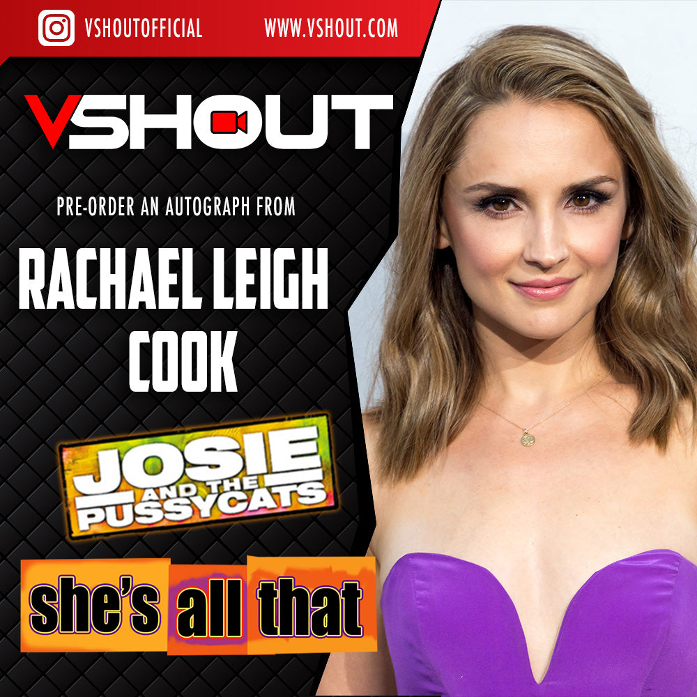 CLOSED Rachael Leigh Cook Official vShout! Autograph Pre-Order