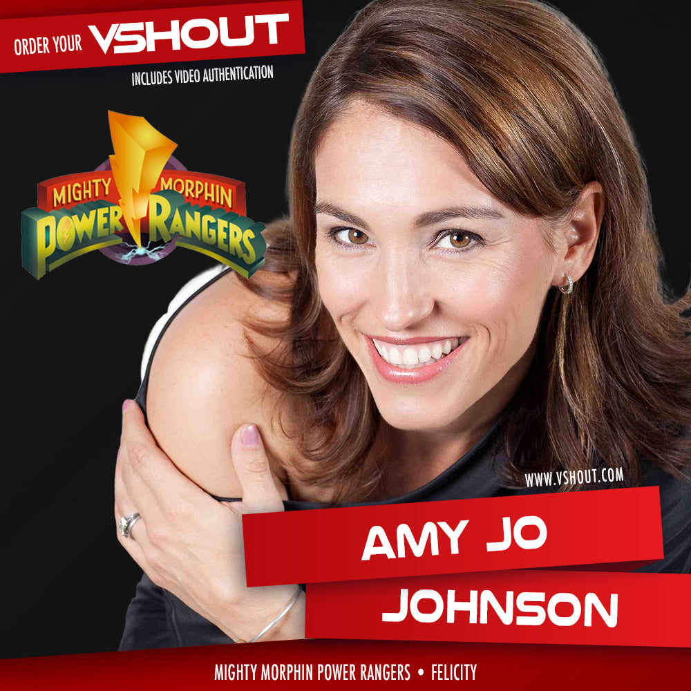 Amy Jo Johnson Official vShout! Autograph Pre-Order