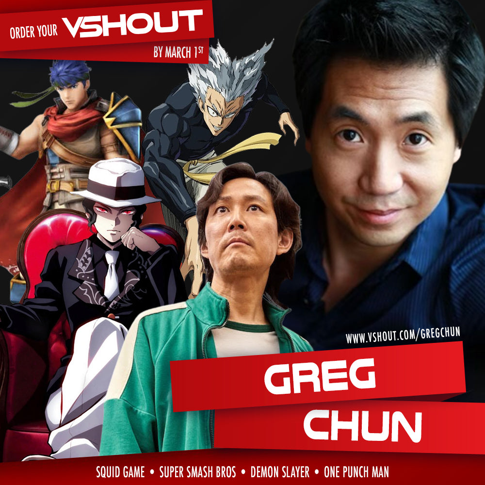 CLOSED Greg Chun vSHOUT! Autograph Pre-Order