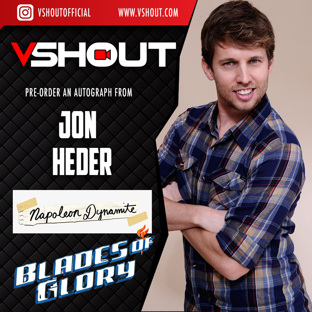 CLOSED Jon Heder Official vShout! Autograph Pre-Order