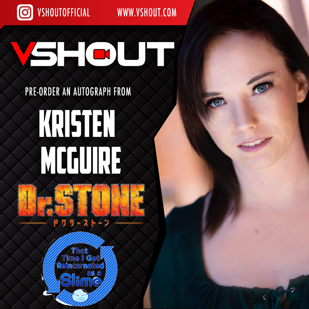 CLOSED Kristen McGuire Official vShout! Autograph Pre-Order